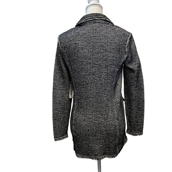 Chico's Notch Collar Cardigan Sweater Blazer NWT Size 4 - Picture 5 of 10